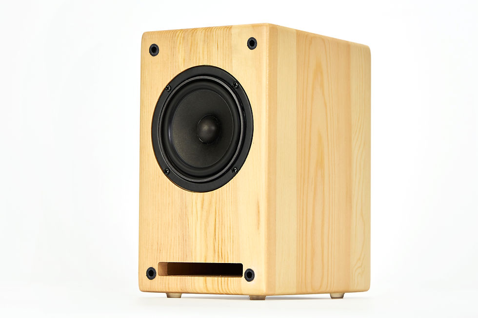 縮圖：~新品~3吋迷宮 全音域喇叭音箱(天然松木結構箱體)一對兩顆含網罩.人聲甜美~現貨~