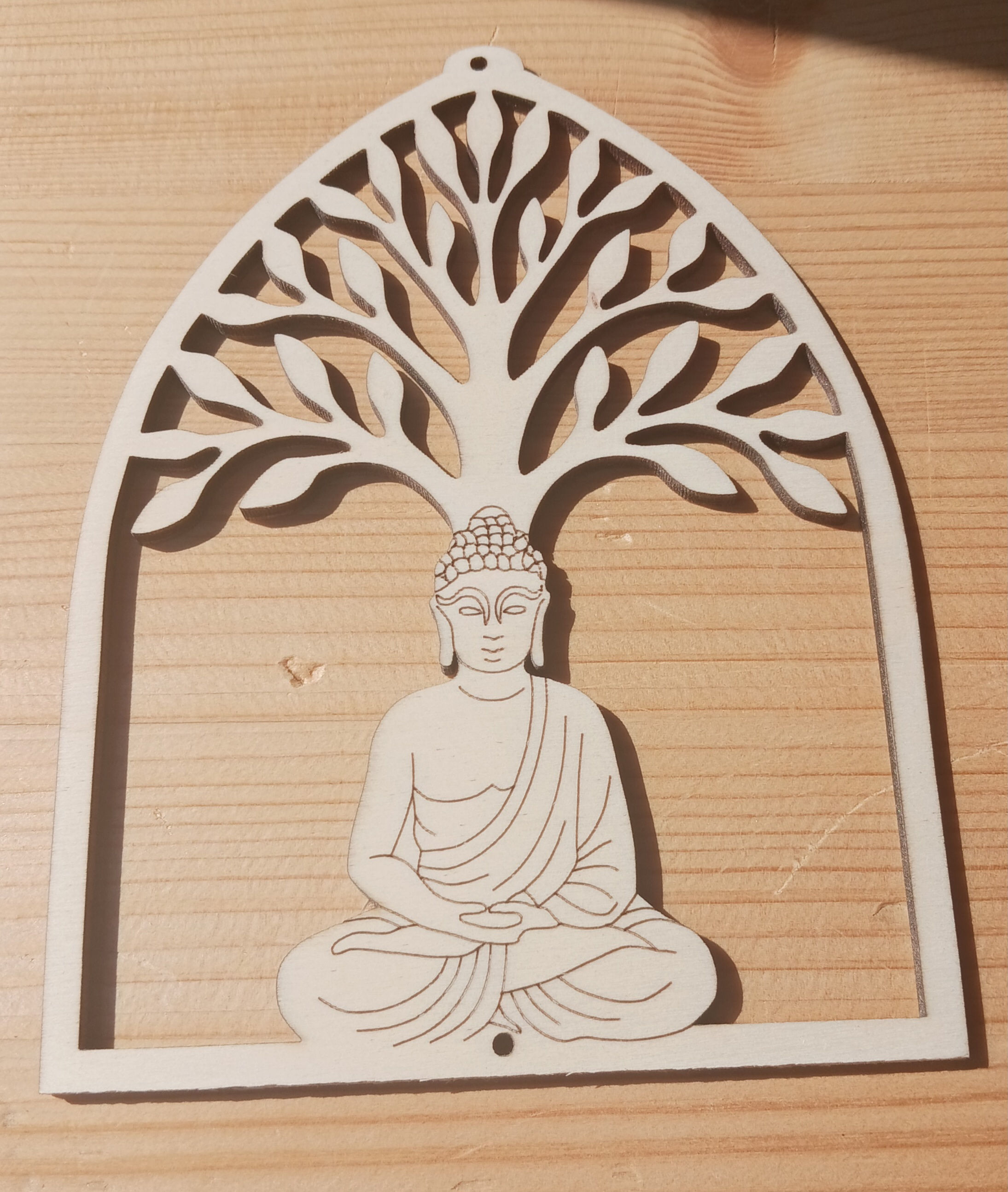 Base ajourée "bouddha arbre de vie"