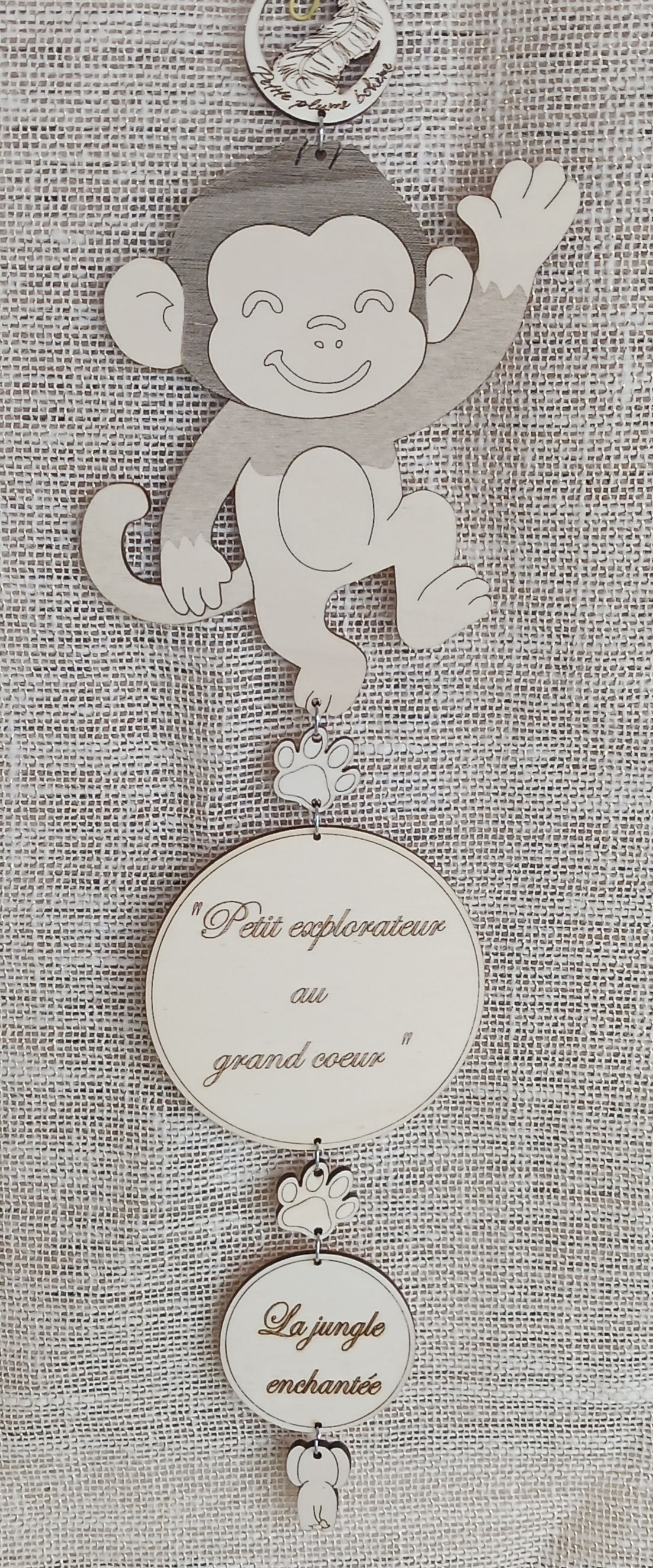 Suspension enfant "le singe"