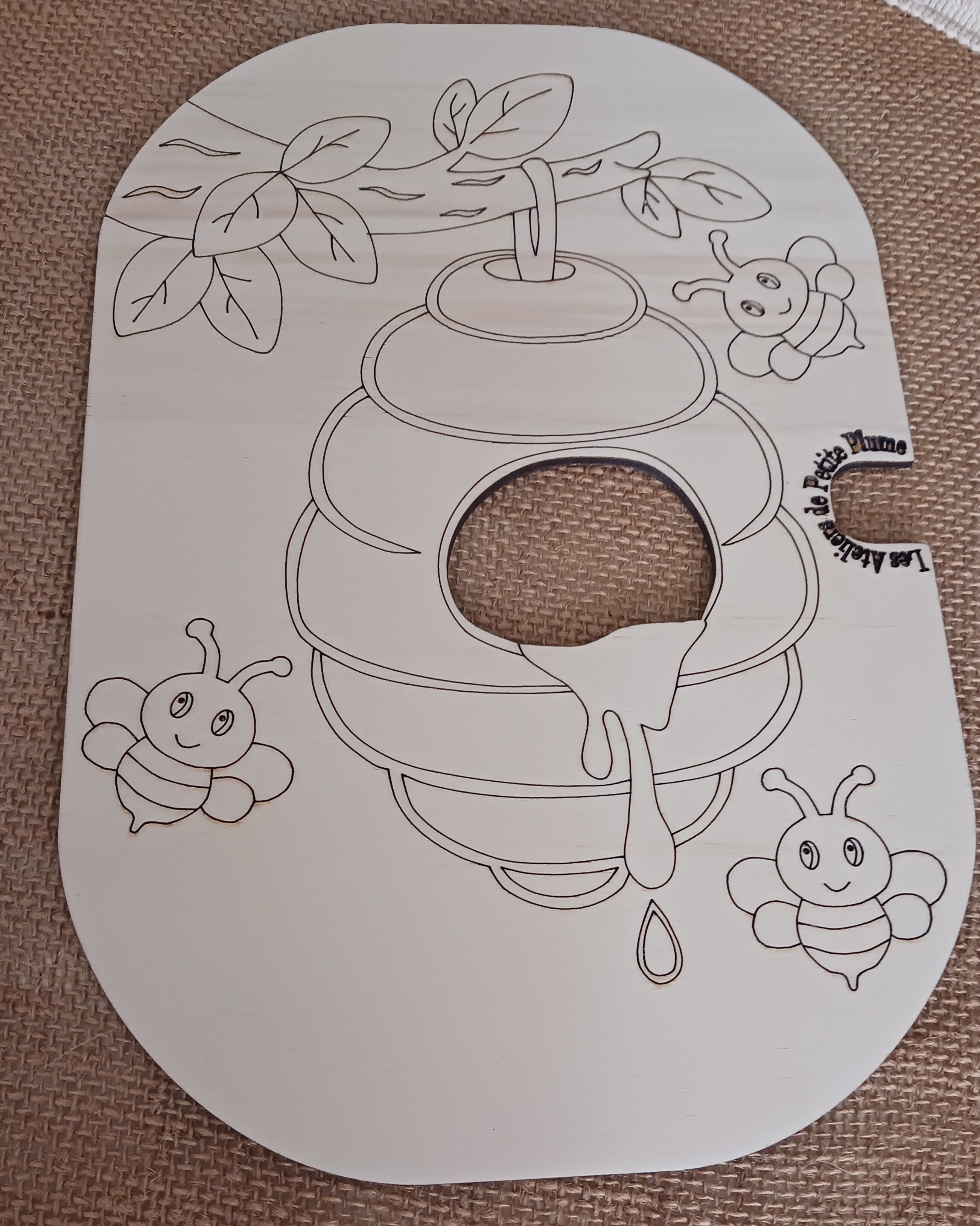 Insert sensoriel Ruche – Adaptable aux petits bacs Trofast