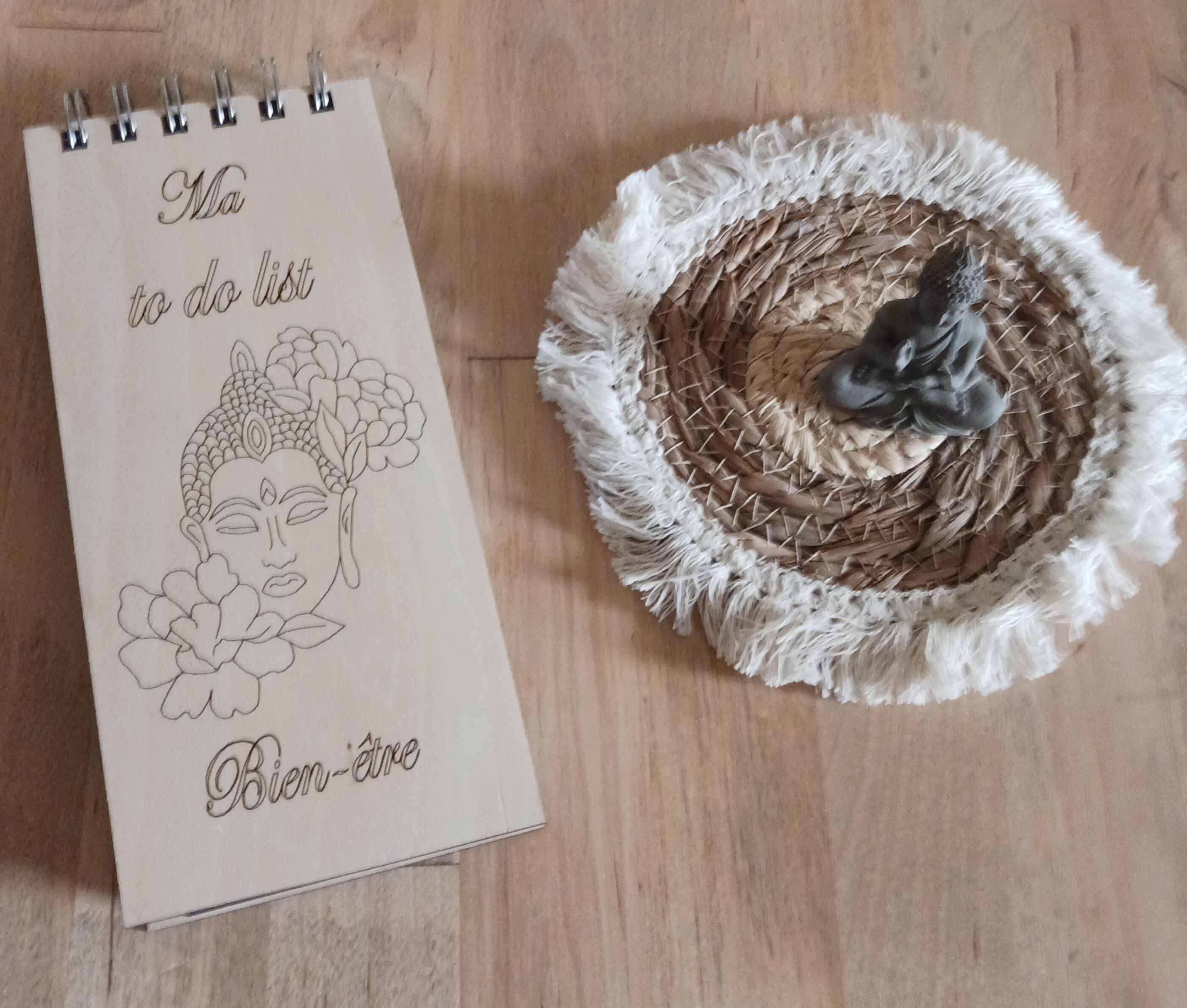 Carnet bien-être "bouddha lotus"