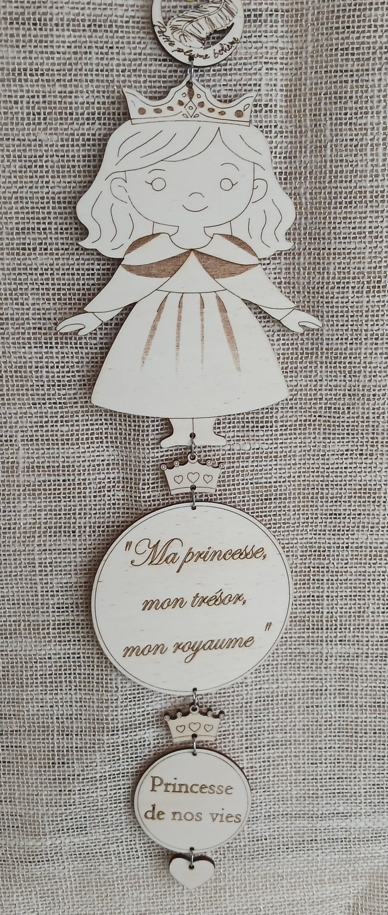 Suspension enfant "la princesse"