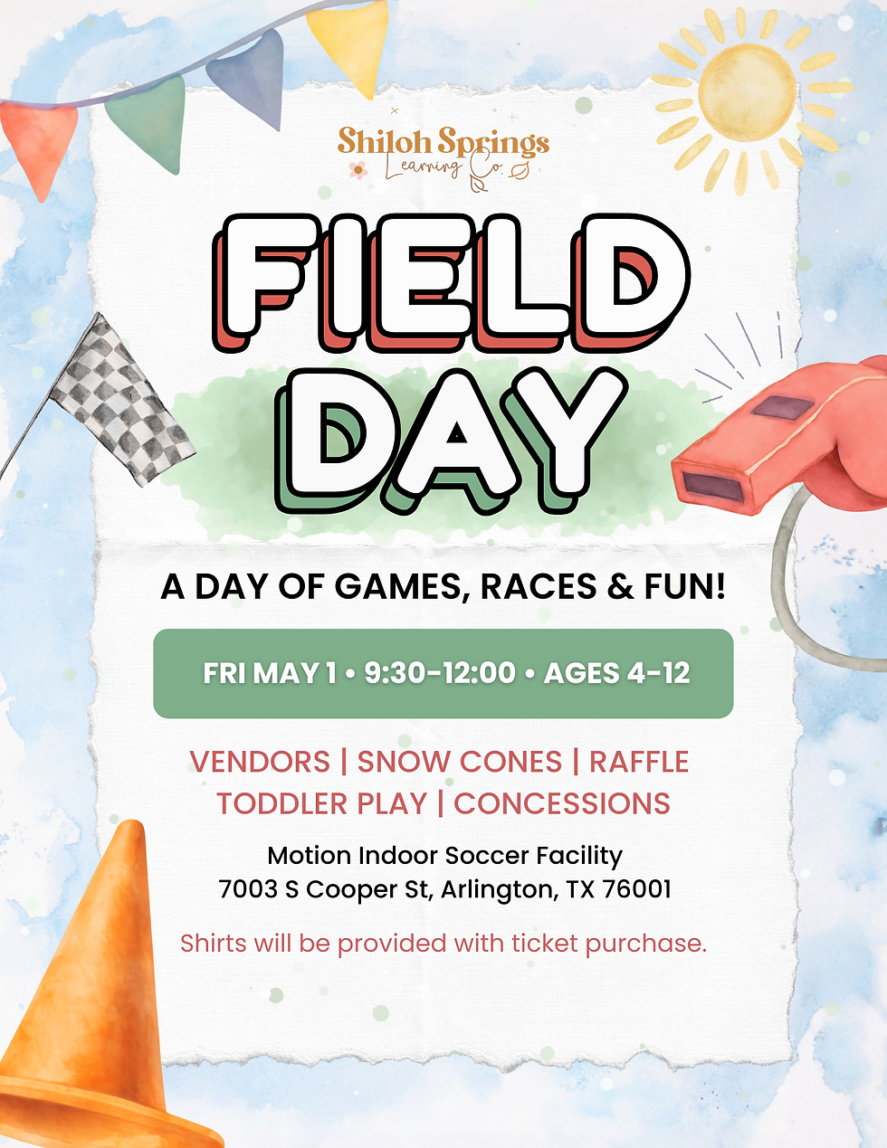 2026 FIELD DAY - HOSTED BY SHILOH SPRINGS LEARNING CO.