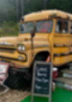 old school bus bar and grill