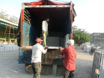 Dispatch Kota Stone Slabs and Natural kota stone Tiles Process