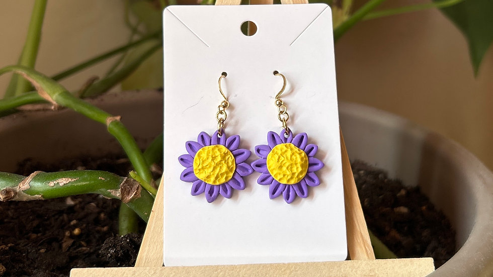 Purple sunflowers 