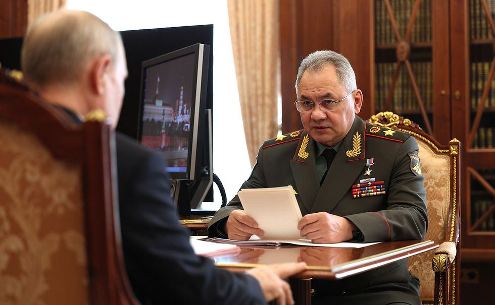 Министр обороны РФ Сергей Шойгу