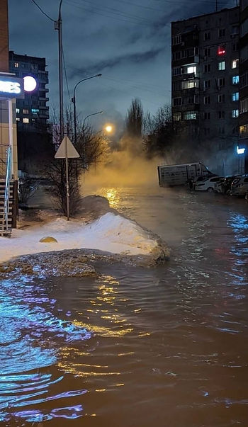 Новосибирск теплотрасса авария