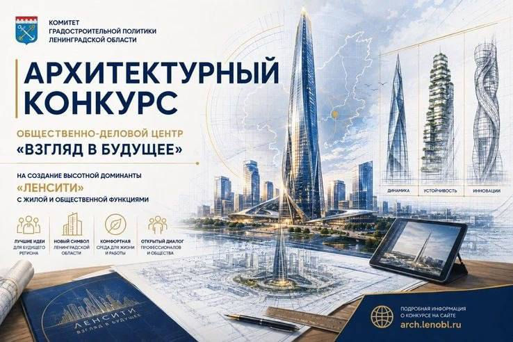 В Кудрово объявили конкурс на проект делового квартала с небоскрёбами