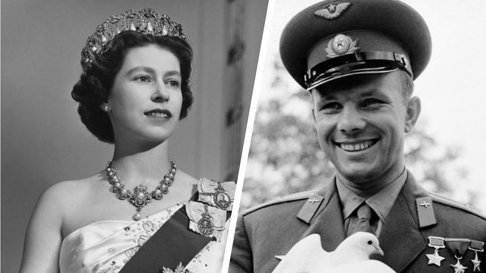 Елизавета II нарушила протокол ради Гагарина и съела лимон из чая