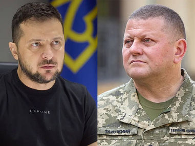 Залужный обвинил Зеленского в провале контрнаступления в 2023