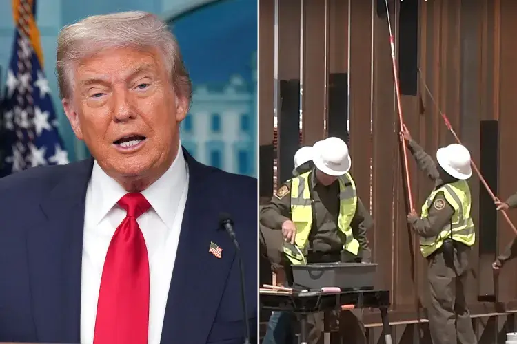 Трамп распорядился покрасить стену на границе с Мексикой в чёрный цвет