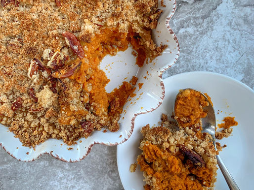 Pumpkin Casserole (Sweet Potato Mock)