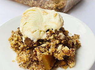 Low Carb Faux "Apple" Crisp