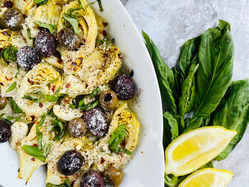 Mediterranean Artichoke Bake (Keto, LowCarb)