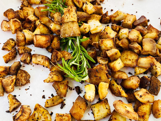 Savory Roasted Coconut Bites- Taste just like Potatoes!