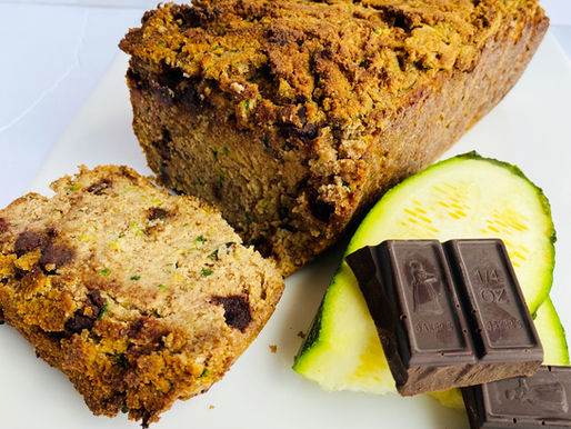 Low Carb Zucchini Chocolate Chip Bread
