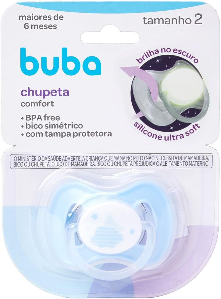 Miniatura: Chupeta Buba Comfort Tam 2 Noturna - Buba