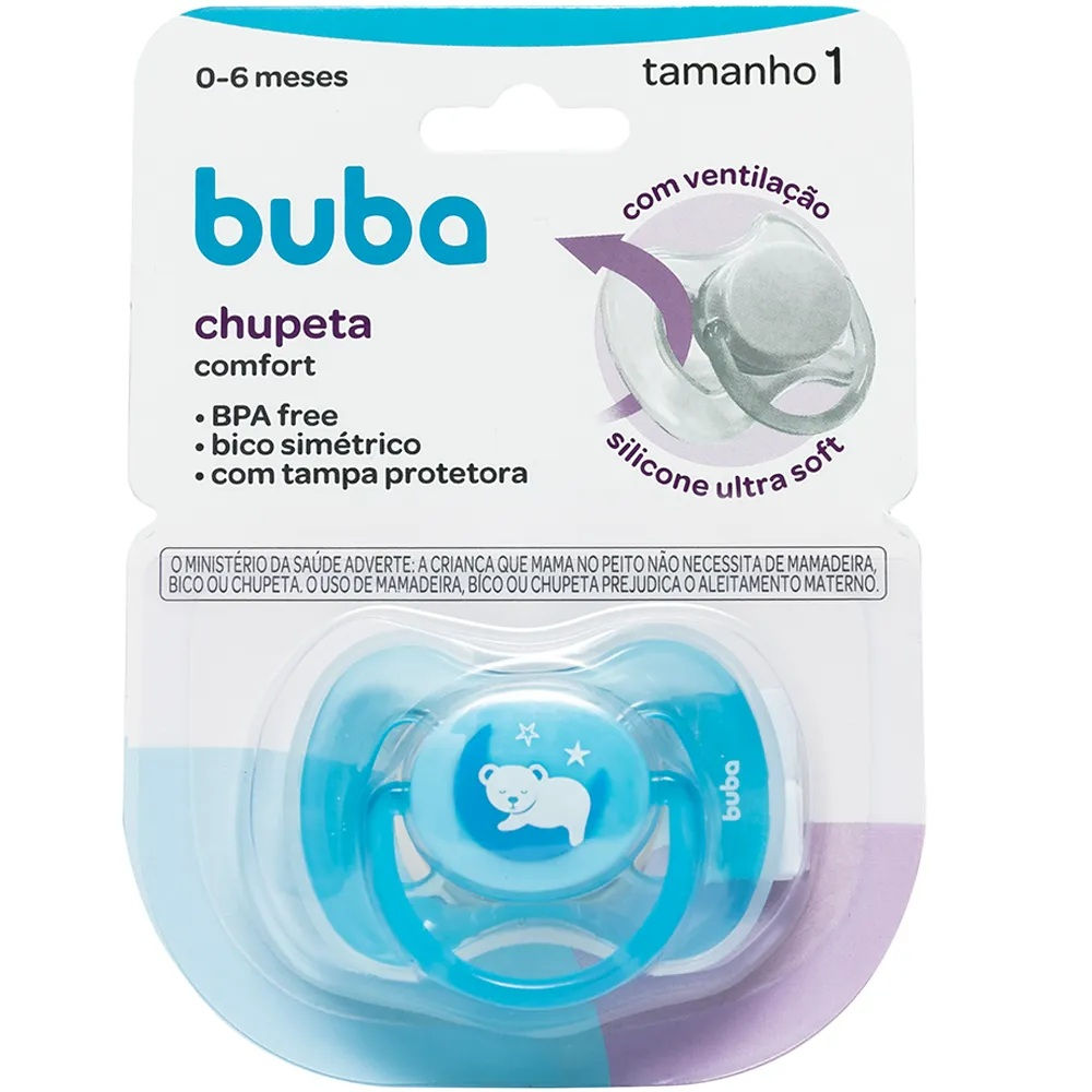 Chupeta Comfort Tam. 1 Ursinho - Buba