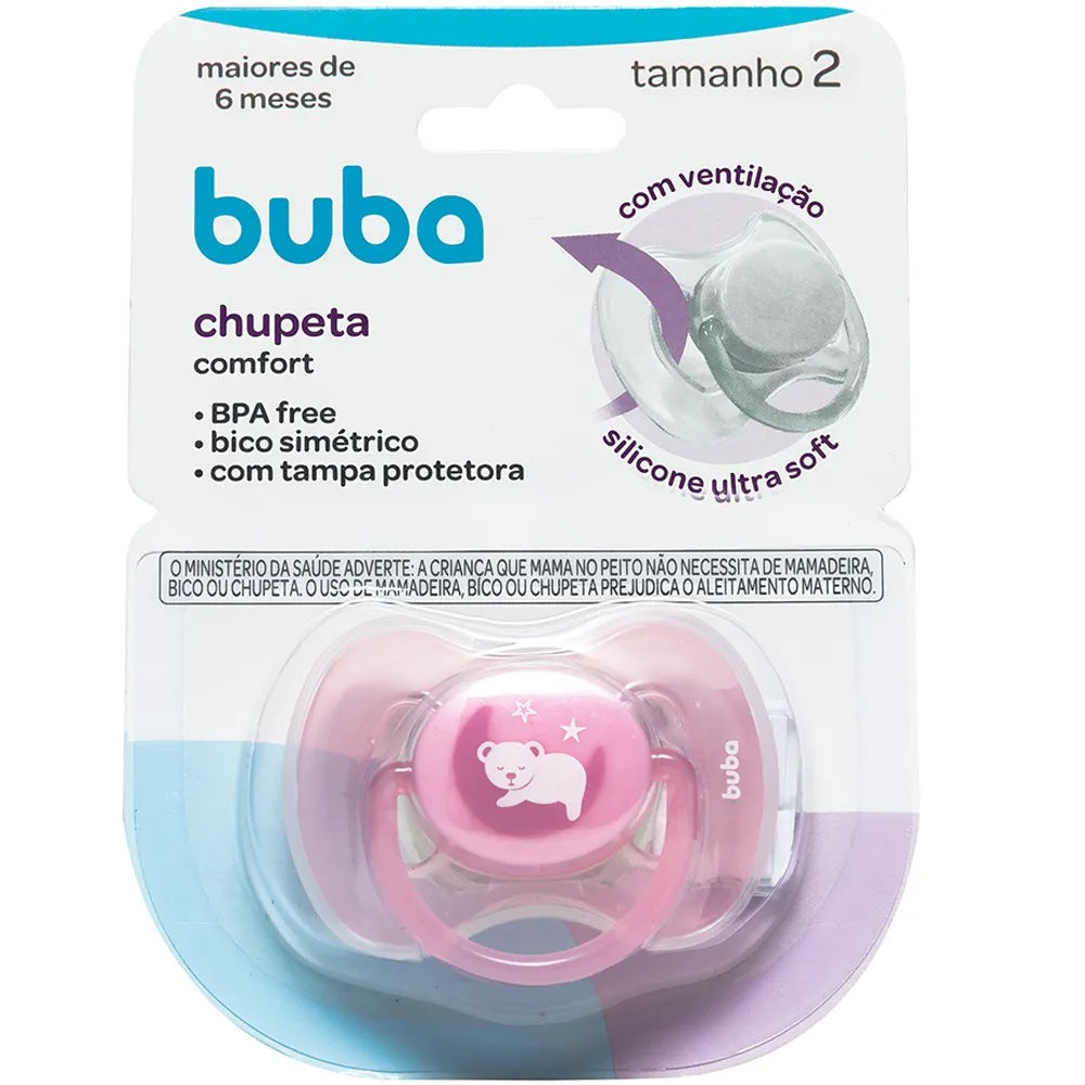 Chupeta Comfort Tam. 2 Ursinho - Buba