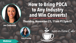 How to Bring PDCA to Any Industry and Win Converts!, with Jenn Tankanow
