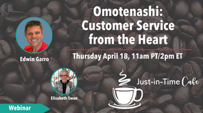 Omotenashi (Japanese spirit of service and hospitality), with Edwin Garro