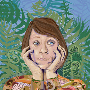 Digital Self Portrait made with Adobe Illustrator