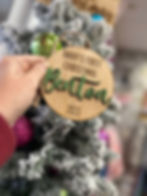 Thumbnail: Baby’s First Christmas Ornament 3D Personalized 