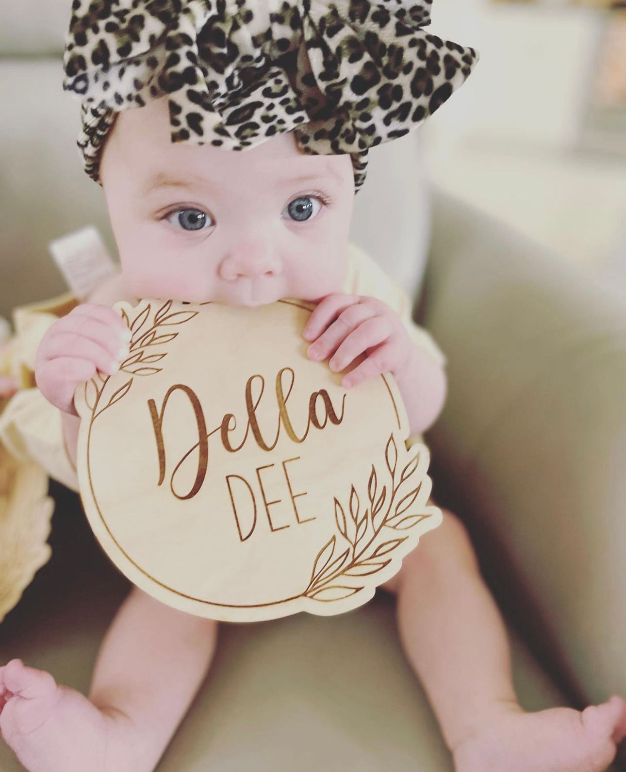 Newborn Name Announcement 