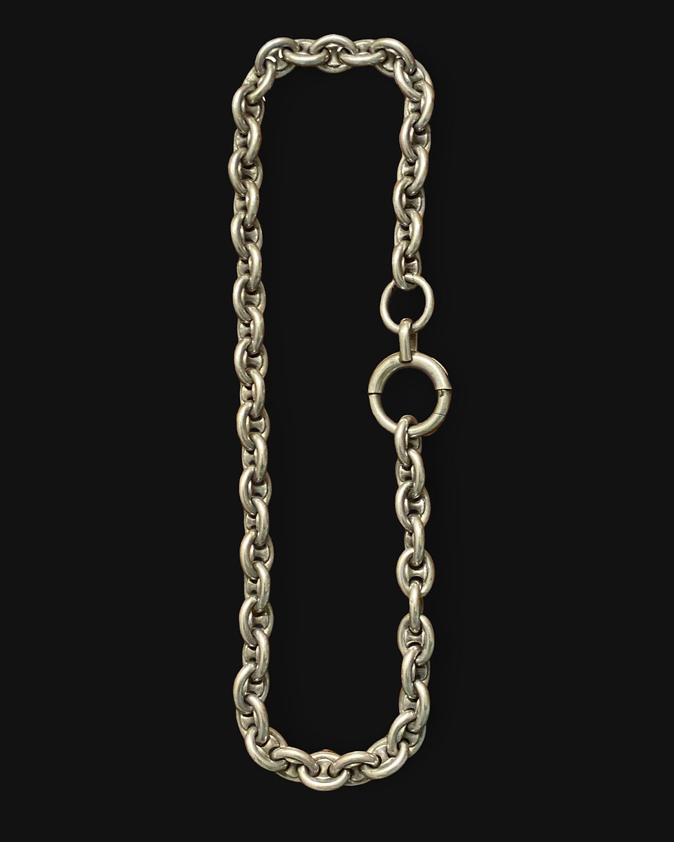 Thumbnail: Antique Silver Mariner Link Chain 