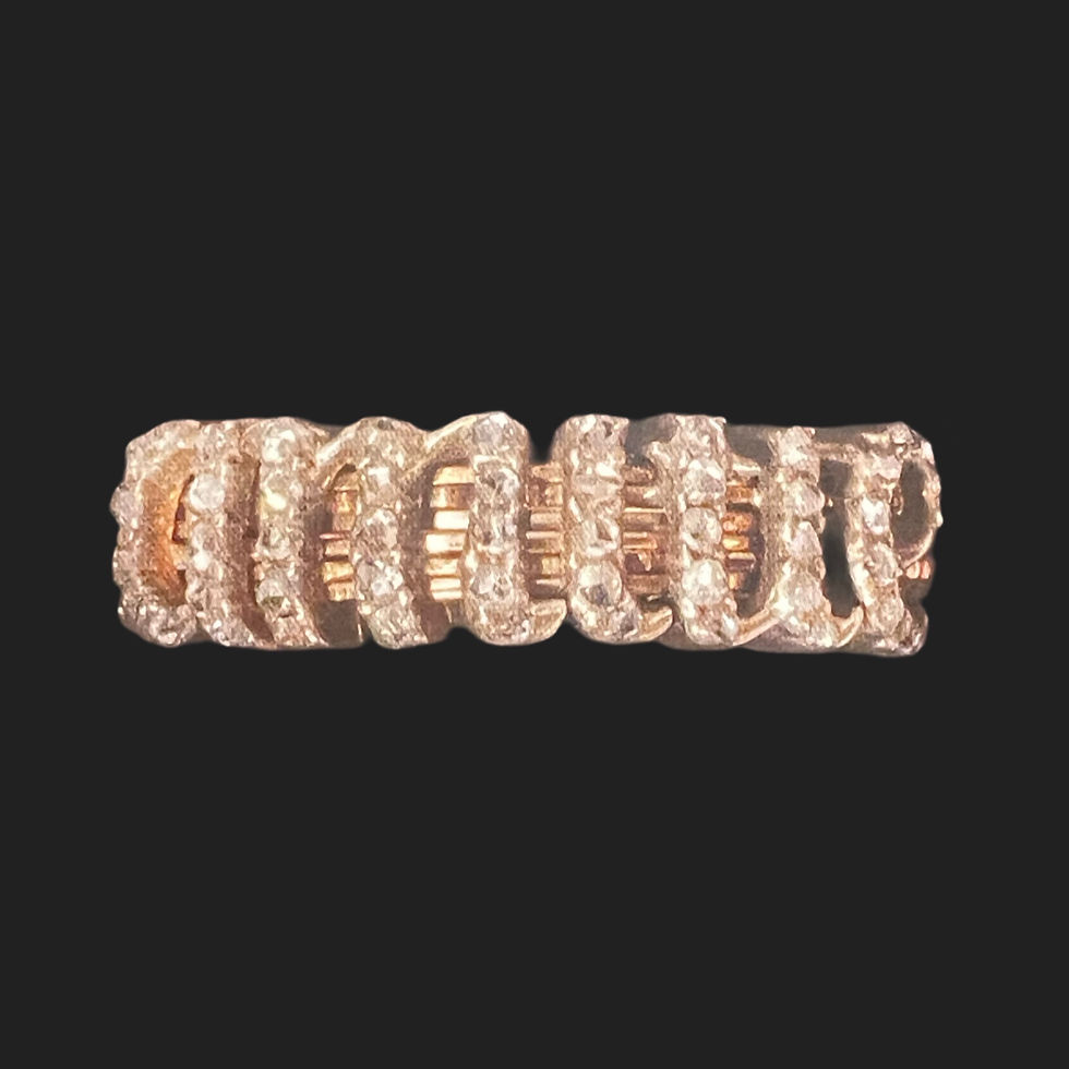 Thumbnail: Rare Ruby And Diamond Gimmel Ring Circa 1780 