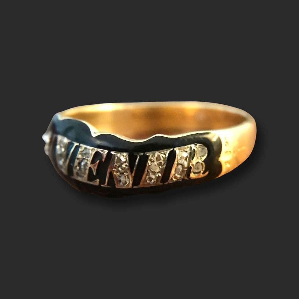 Thumbnail: FOR EMILY Victorian Souvenir Ring 1 of 4 