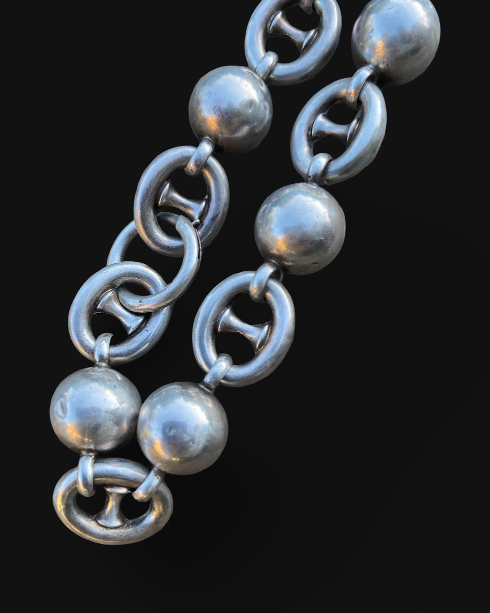 Thumbnail: Antique Mariner And Ball Chain 