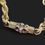 Thumbnail: Georgian Chain With Ruby, Diamond And Sapphire Clasp