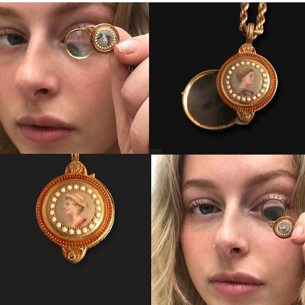 Thumbnail: Swiss Enamelled Loupe Circa 1820