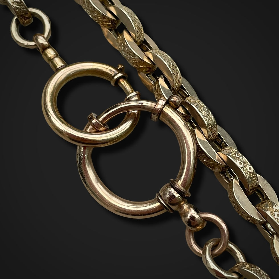 Thumbnail: 9 Carat Victorian Chain With Bolts And T Bar