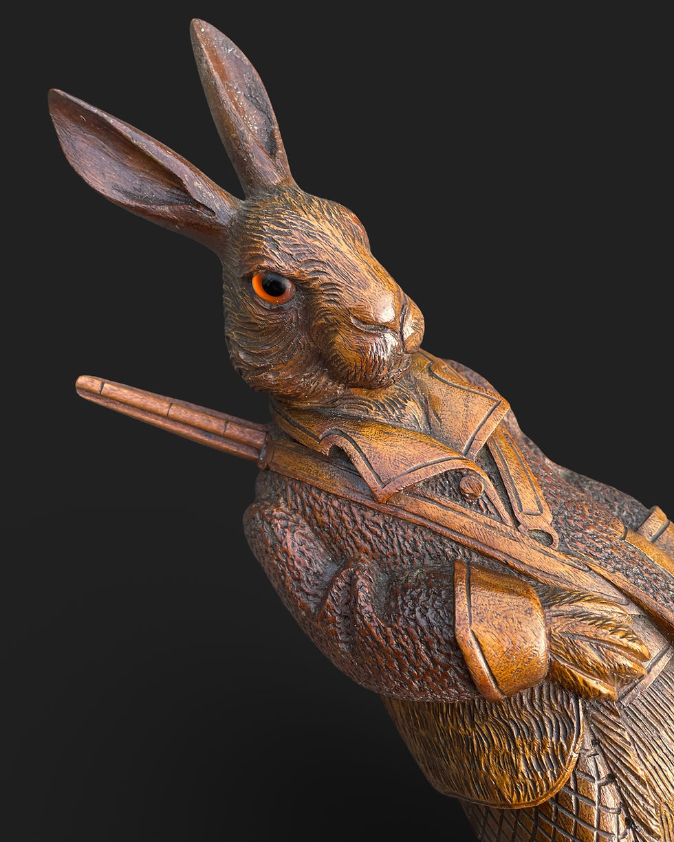 Thumbnail: Rare Black Forest Musical Hare Whip Hook 