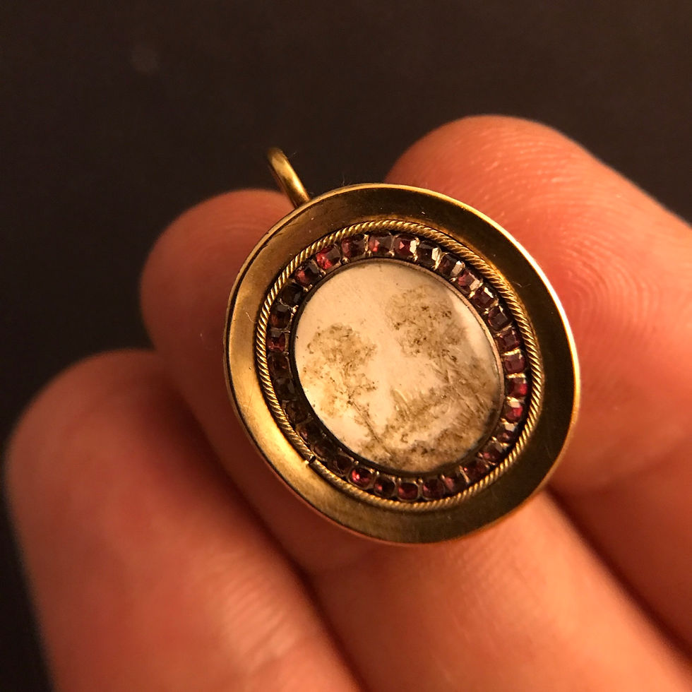 Thumbnail: Georgian Sepia Scene Pendant