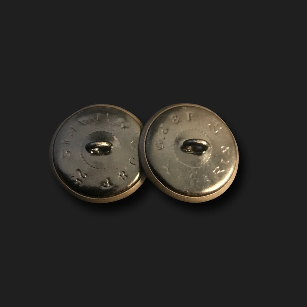 Thumbnail: Pair Of Antique French Hare/Rabbit Buttons