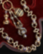 Thumbnail: Rare Swiss Enamel Long Guard Chain With Charms