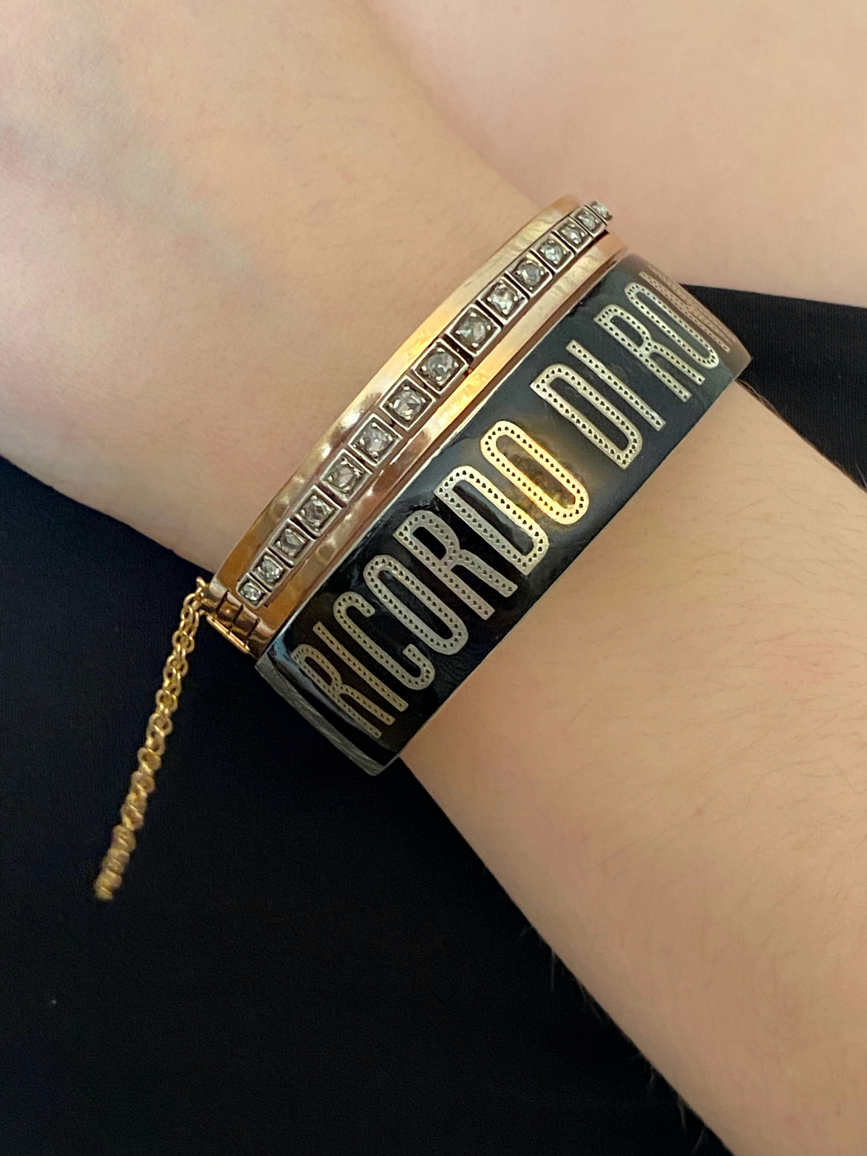 Antique French Diamond Bangle