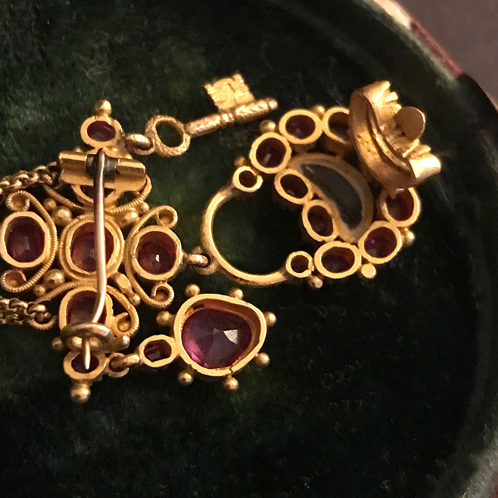 Thumbnail: Rare Ruby Key To My Heart Pendant/Brooch