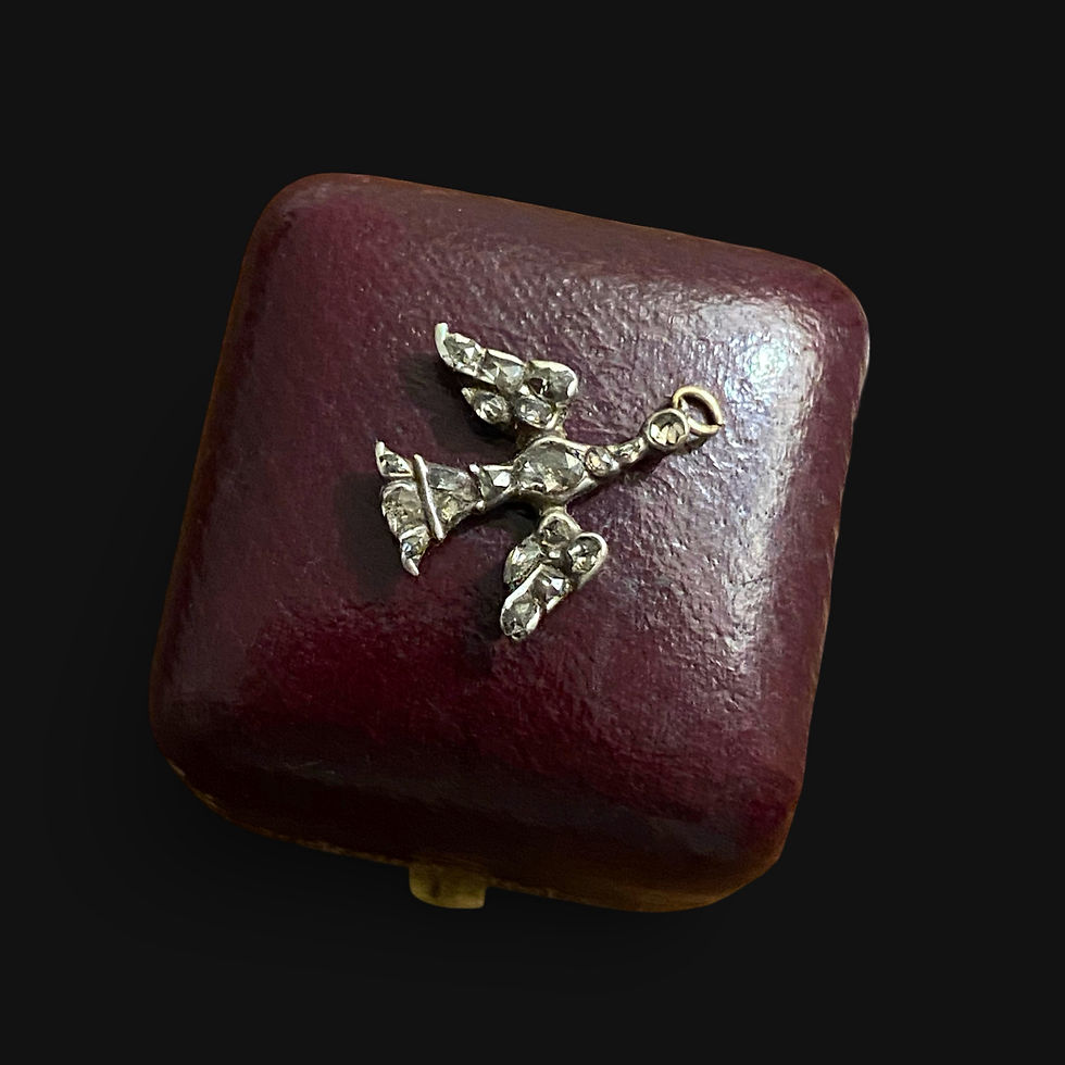Antique French Diamond St. Esprit Charm