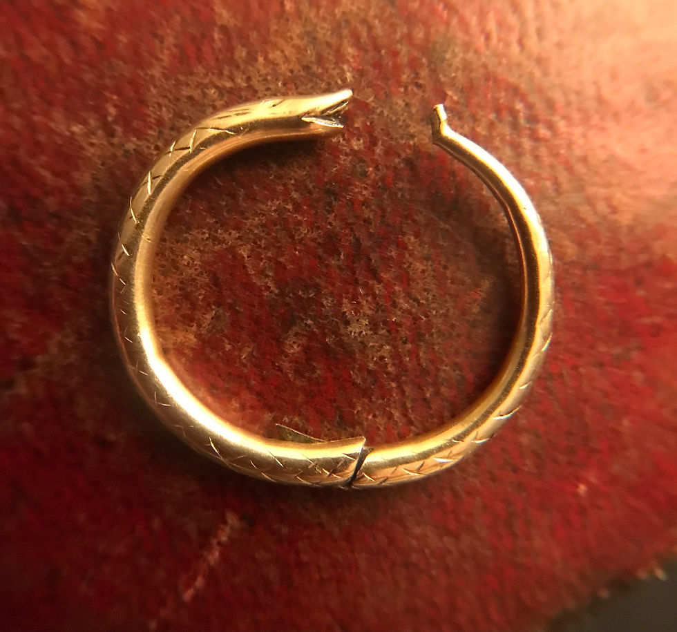 Thumbnail: Georgian Ouroboros Charm Holder 