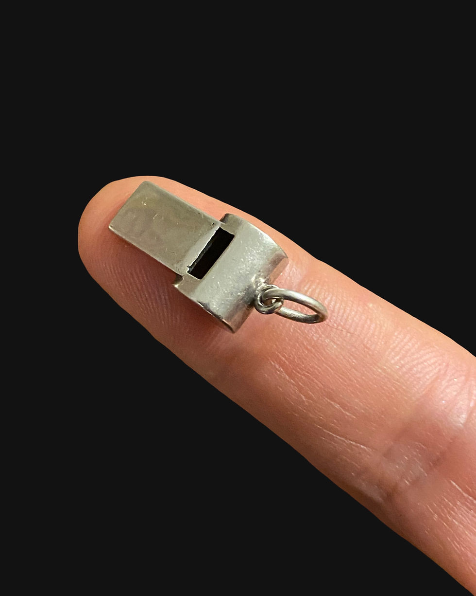 Thumbnail: Mini Antique Silver Whistle