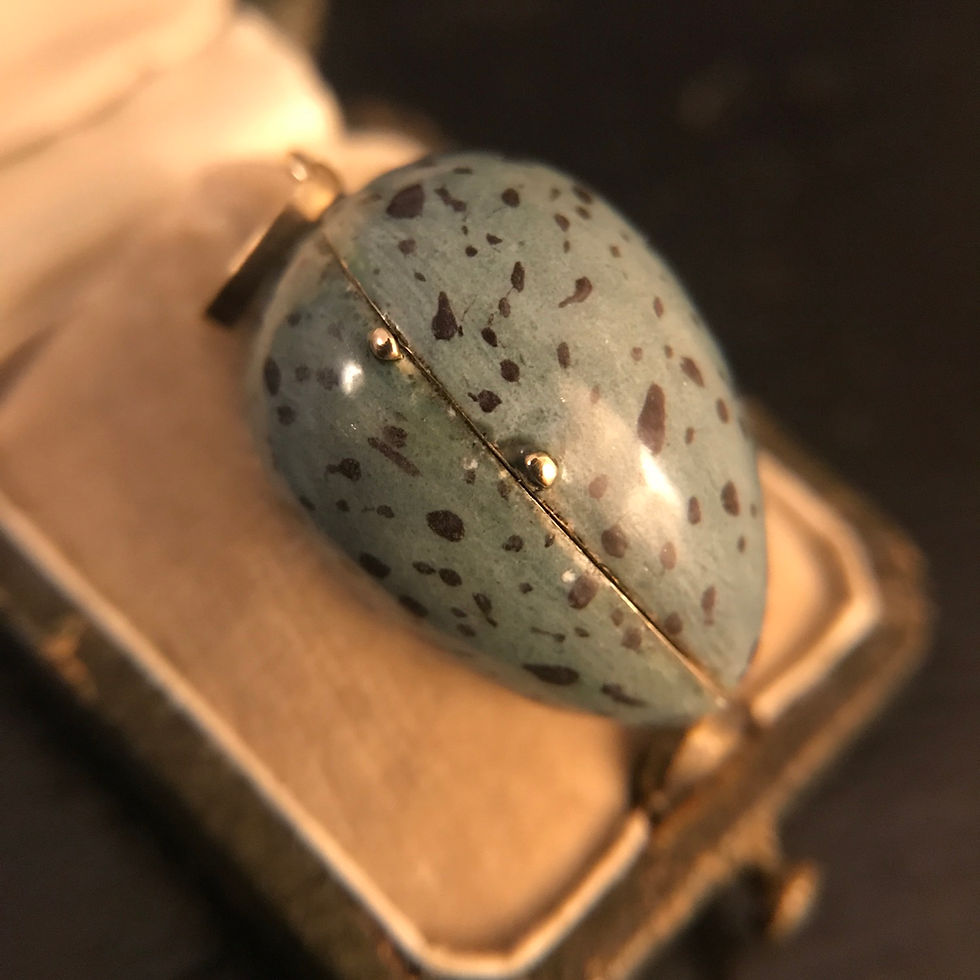 Thumbnail: Rare Victorian Enamel Egg Locket 