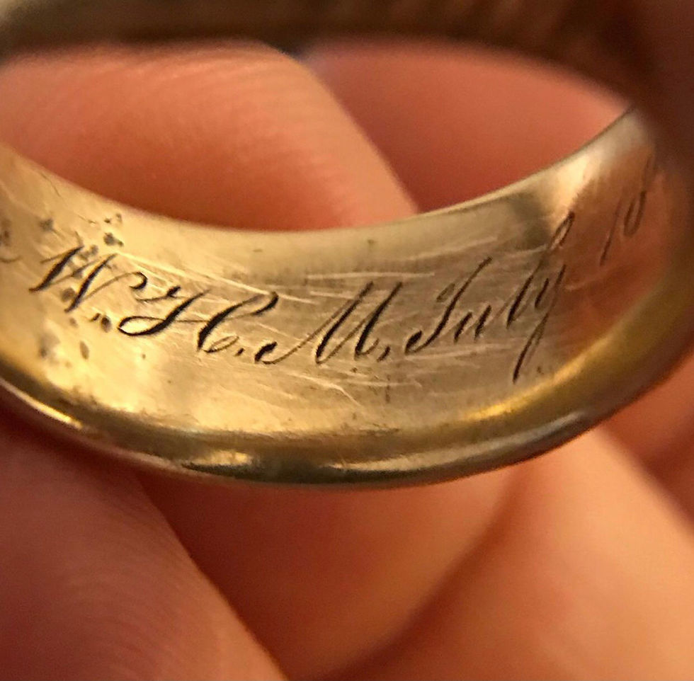 Thumbnail: Wide Georgian Ouroboros Ring