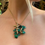 Thumbnail: Large Antique Bird And Snake Pendant