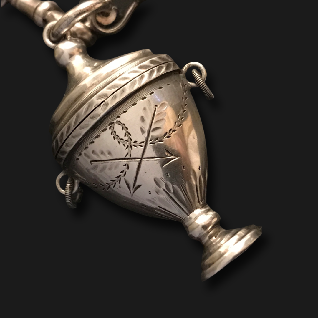 Georgian Silver Urn Pendant