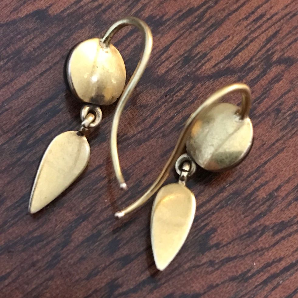 Thumbnail: Victorian Black Enamel And Diamond Star Earrings 